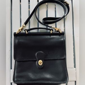 Vintage Coach Leather Willis Bag